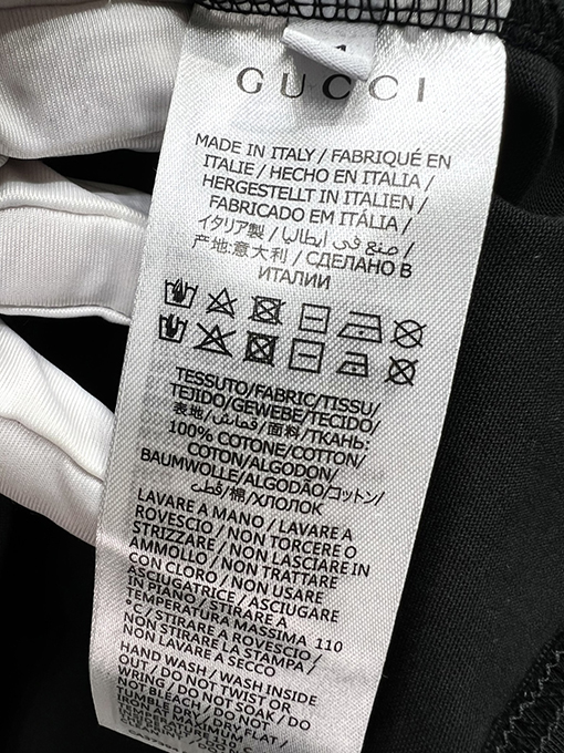 グッチスーパーコピー新しいスタンプロゴ半袖Tシャツ