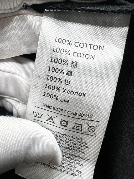 グッチXバレンシアガコラボコレクションサイン入りプリント半袖Tシャツ