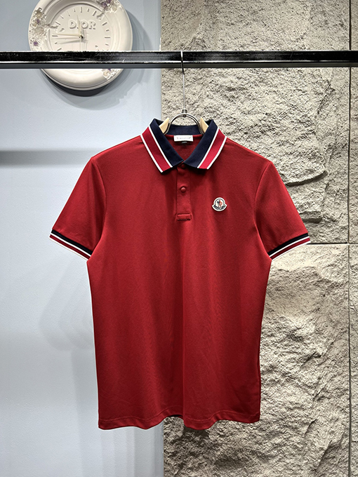 モンクレールクラシックなマイクロラベルポロ半袖Tシャツ