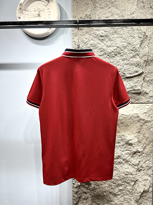 モンクレールクラシックなマイクロラベルポロ半袖Tシャツ