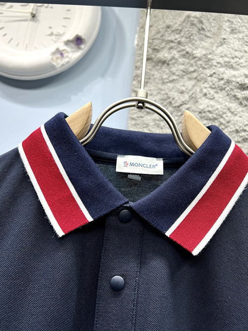 モンクレールクラシックなマイクロラベルポロ半袖Tシャツ