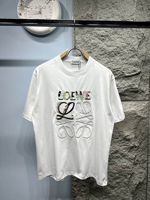 ロエベ刺繍半袖Tシャツ