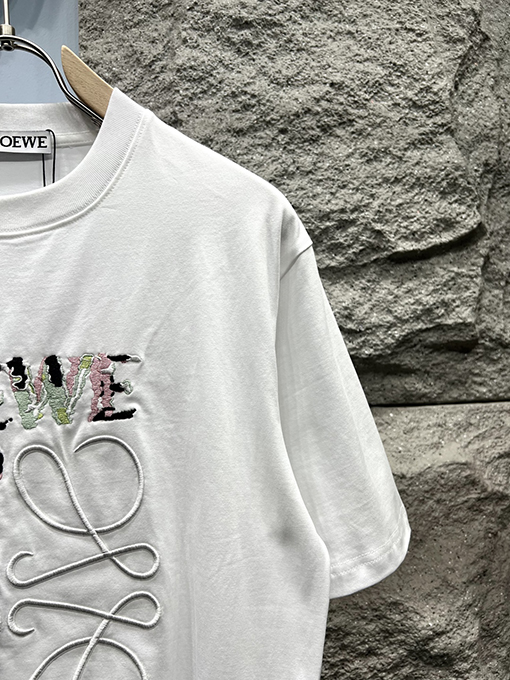 ロエベ刺繍半袖Tシャツ