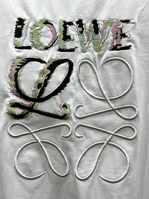 ロエベ刺繍半袖Tシャツ