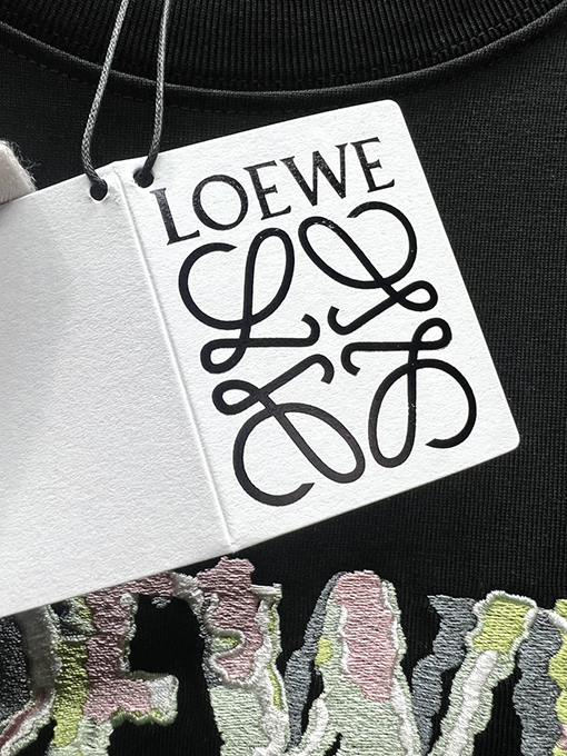ロエベ刺繍半袖Tシャツ