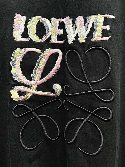 ロエベ刺繍半袖Tシャツ