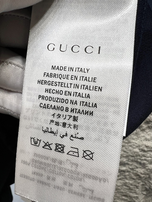 グッチ新しいロゴプリント半袖Tシャツ