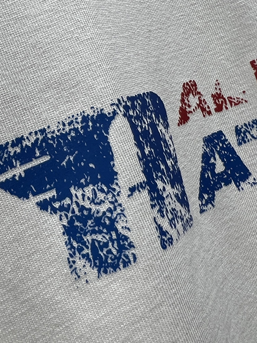 アレキサンダーワン新しい欠けた文字の半袖Tシャツ