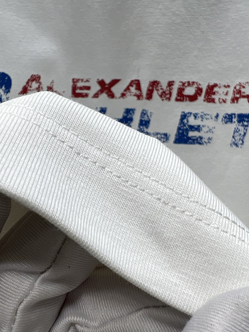 アレキサンダーワン新しい欠けた文字の半袖Tシャツ