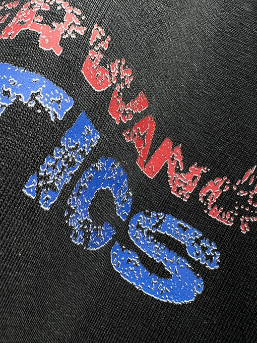 アレキサンダーワン新しい欠けた文字の半袖Tシャツ