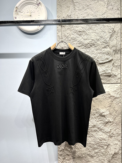 ディオール新しい刺繍Tシャツ