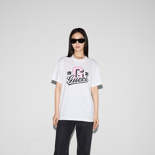 グッチ新しい1921半袖Tシャツ