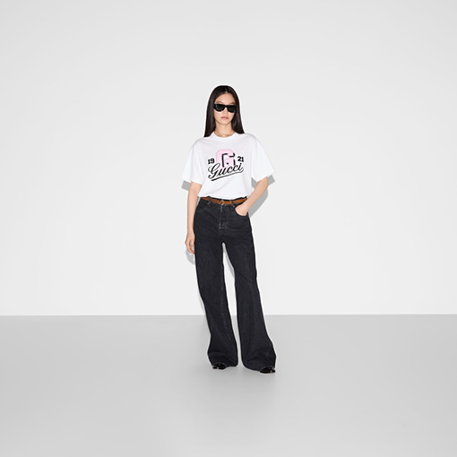 グッチ新しい1921半袖Tシャツ