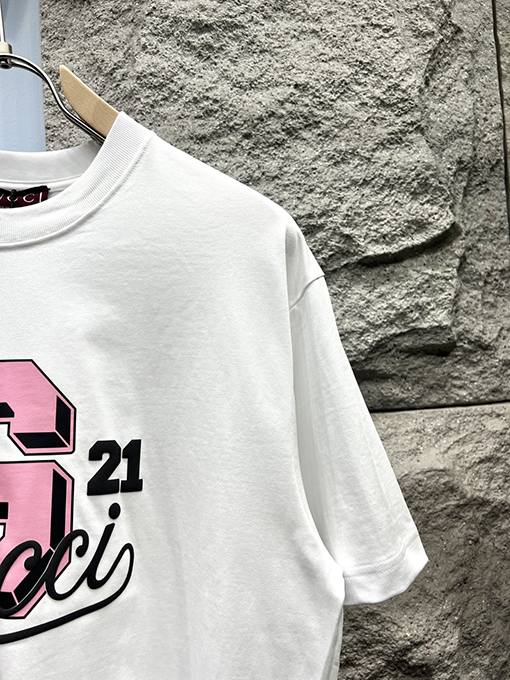 グッチ新しい1921半袖Tシャツ