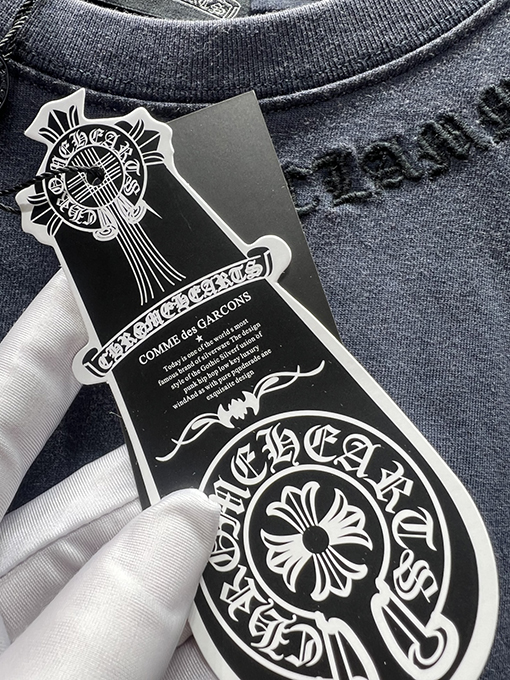 クロムハーツコピー新しい十字布刺繍半袖Tシャツ