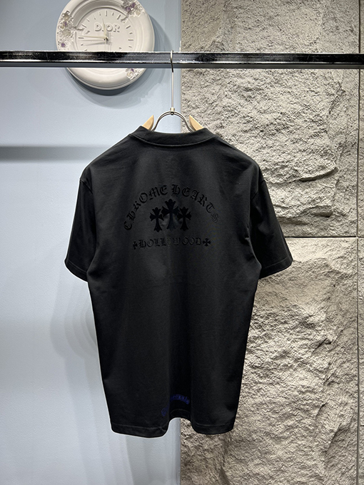 クロムハーツ新しいロゴ半袖Tシャツ
