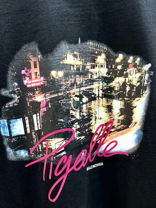 バレンシアガ新しいパリ半袖Tシャツ