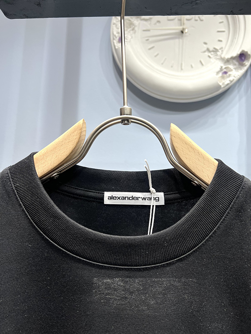 アレキサンダーワン新しい立体ロゴ文字半袖Tシャツ