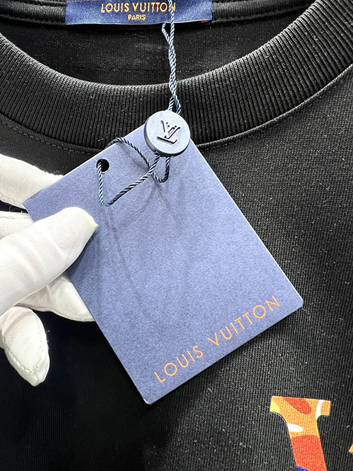 ルイヴィトン新しい太陽の花半袖Tシャツ