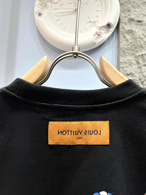 ルイヴィトン新しい太陽の花半袖Tシャツ
