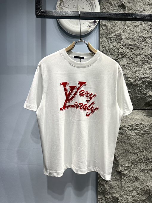 ルイヴィトンコピーパールレター半袖Tシャツ
