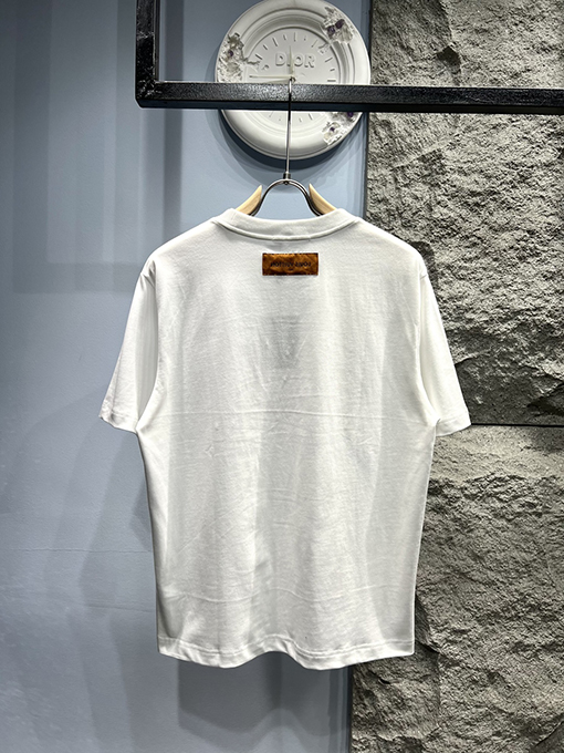 ルイヴィトンコピーパールレター半袖Tシャツ