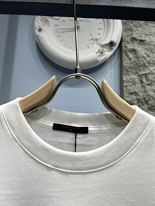 ルイヴィトンコピーパールレター半袖Tシャツ