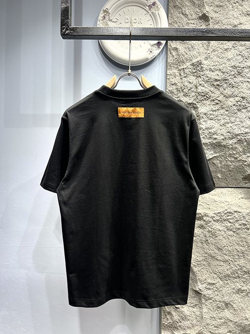 ルイヴィトンコピーパールレター半袖Tシャツ