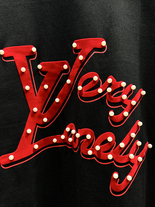 ルイヴィトンコピーパールレター半袖Tシャツ