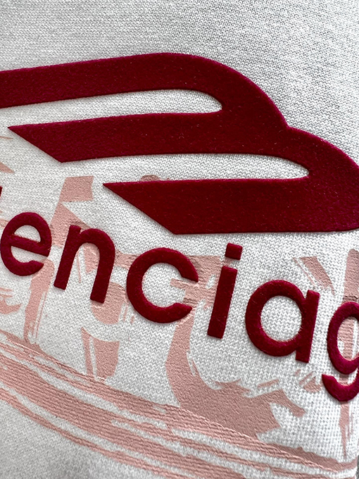 バレンシアガ新しい音符半袖Tシャツ