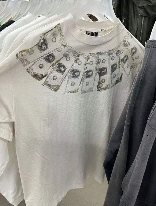 セント マイケル破壊風ヴィンテージTシャツ