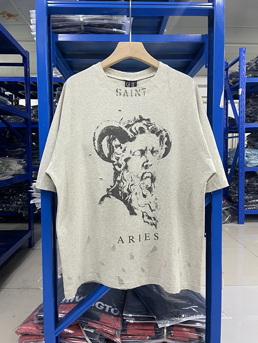 セント マイケル古いウォッシュTシャツ