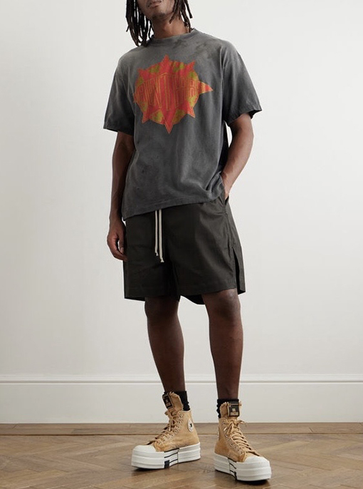 セント マイケルコピーカジュアルな古い半袖Tシャツ
