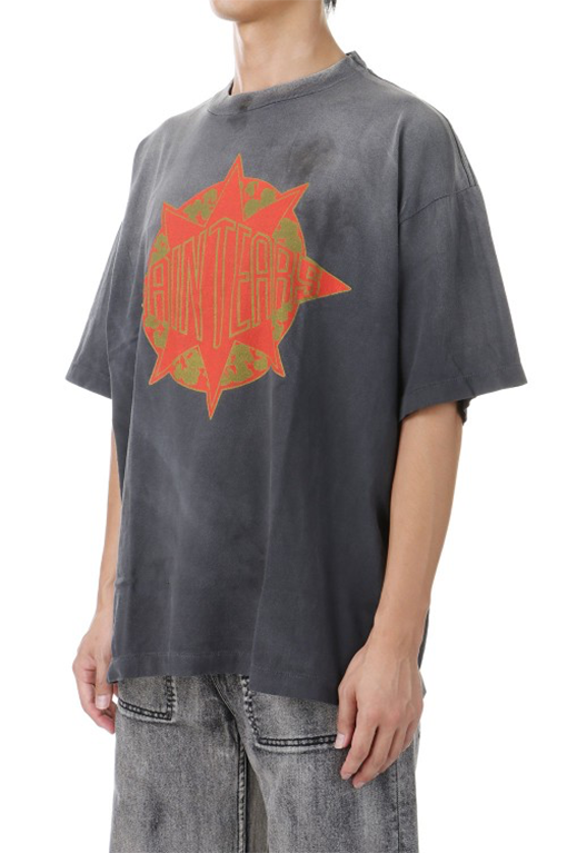 セント マイケルコピーカジュアルな古い半袖Tシャツ