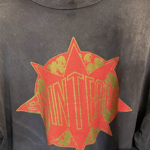 セント マイケルコピーカジュアルな古い半袖Tシャツ