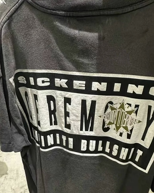 セント マイケルコピーカジュアルな古い半袖Tシャツ