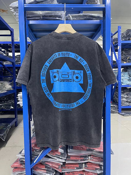 セント マイケル25SS klf展示会限定 ウォッシュ加工Tシャツ