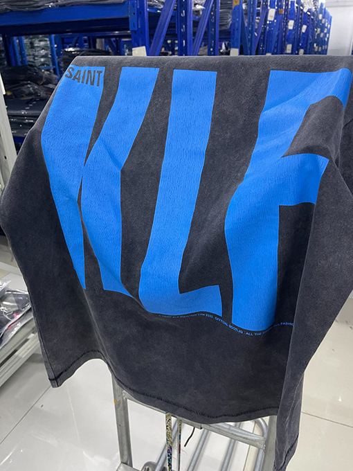 セント マイケル25SS klf展示会限定 ウォッシュ加工Tシャツ