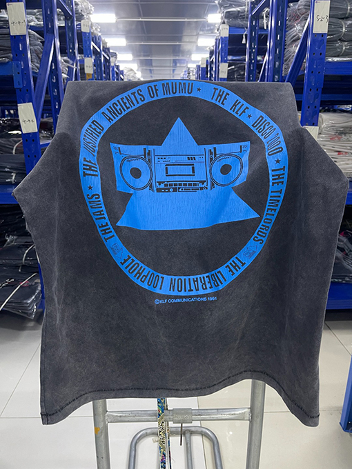 セント マイケル25SS klf展示会限定 ウォッシュ加工Tシャツ