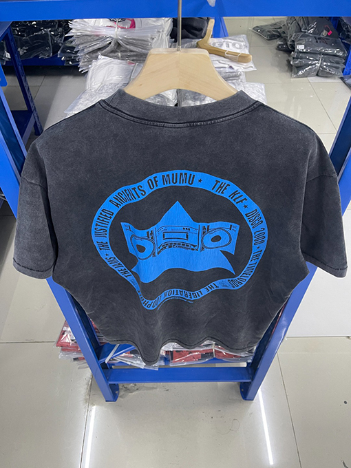 セント マイケル25SS klf展示会限定 ウォッシュ加工Tシャツ
