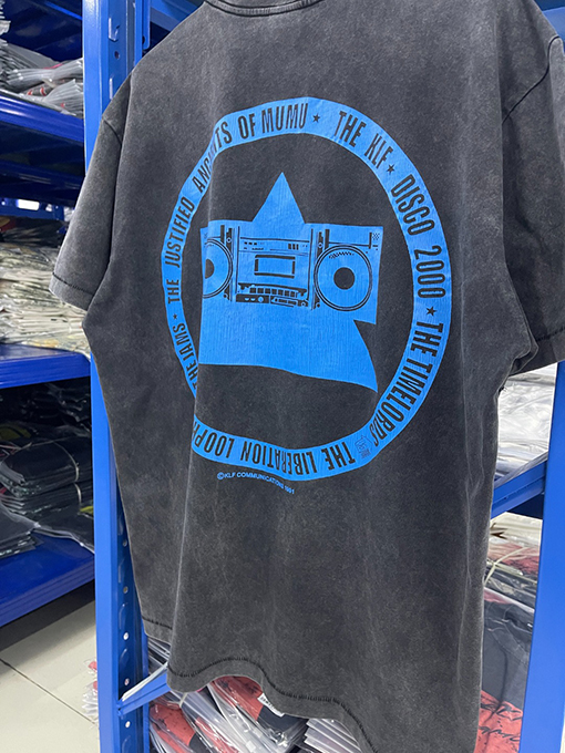 セント マイケル25SS klf展示会限定 ウォッシュ加工Tシャツ