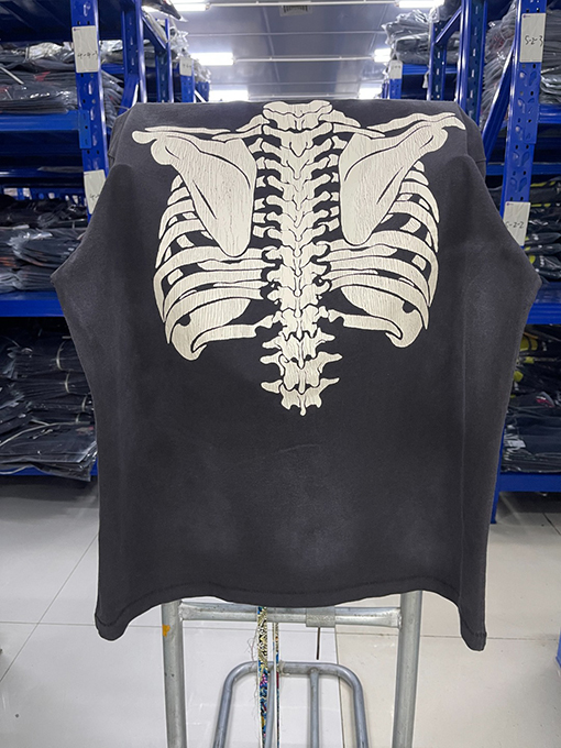 セント マイケルスーパーコピースカルクルーネックプリントウォッシュヴィンテージTシャツ
