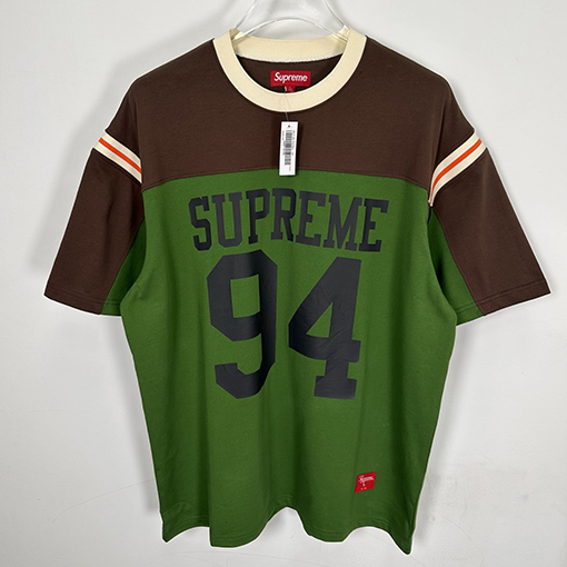 シュプリームコピー SS25 SPLIT S/S FOOTBALL TOP 94ステッチTシャツ
