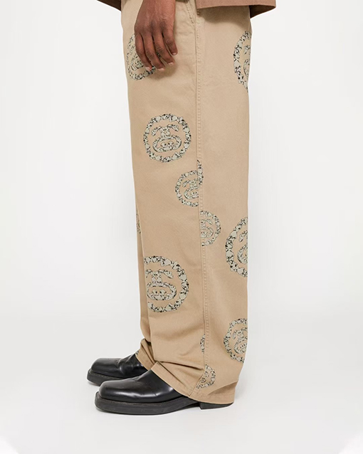 STUSSY X DENIM TEARS SS25 SS WREATH CHINO PANTS DTパンツ