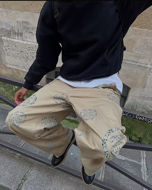 STUSSY X DENIM TEARS SS25 SS WREATH CHINO PANTS DTパンツ