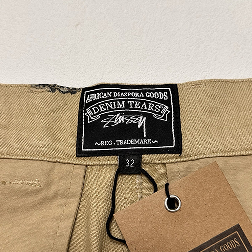 STUSSY X DENIM TEARS SS25 SS WREATH CHINO PANTS DTパンツ