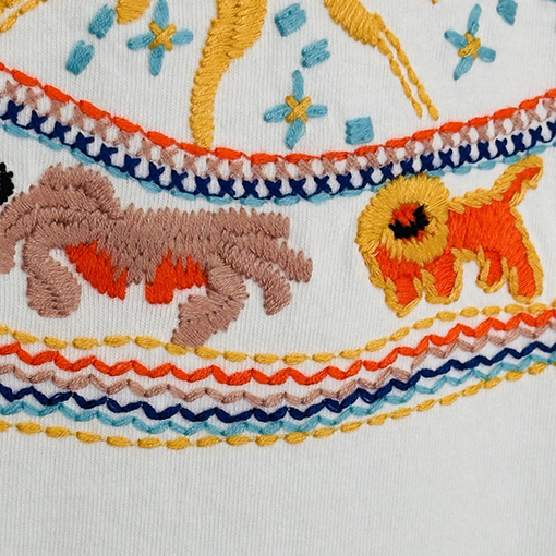 シュプリームコピー SS25 Zodiac S/S Top 星座刺繍Tシャツ