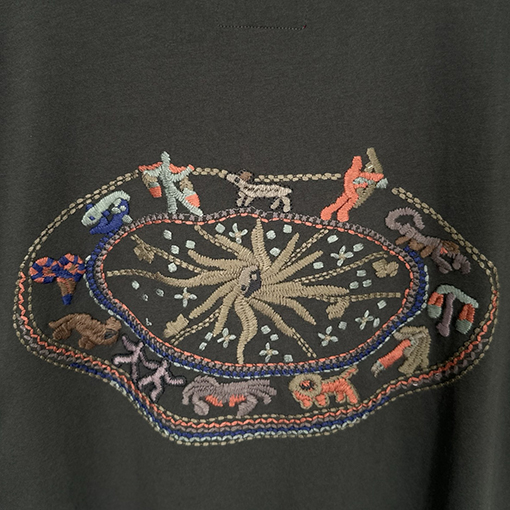 シュプリームコピー SS25 Zodiac S/S Top 星座刺繍Tシャツ