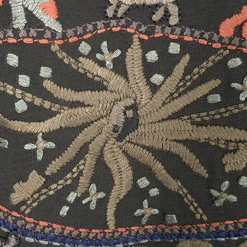 シュプリームコピー SS25 Zodiac S/S Top 星座刺繍Tシャツ