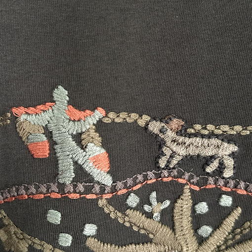 シュプリームコピー SS25 Zodiac S/S Top 星座刺繍Tシャツ
